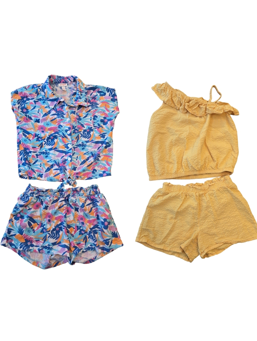 Cat & Jack‎ Two Piece Short Set Bundle Size: 10/12